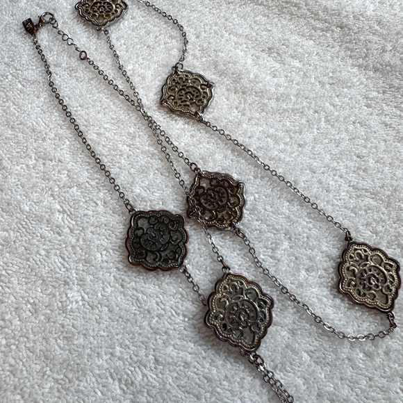 Silver and Gold Long Necklace Trio - Picture 6 of 6